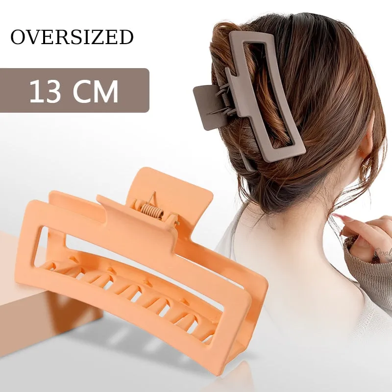 13 CM  5 inches Super Large heavy-duty Thick Long hair Claw Clip