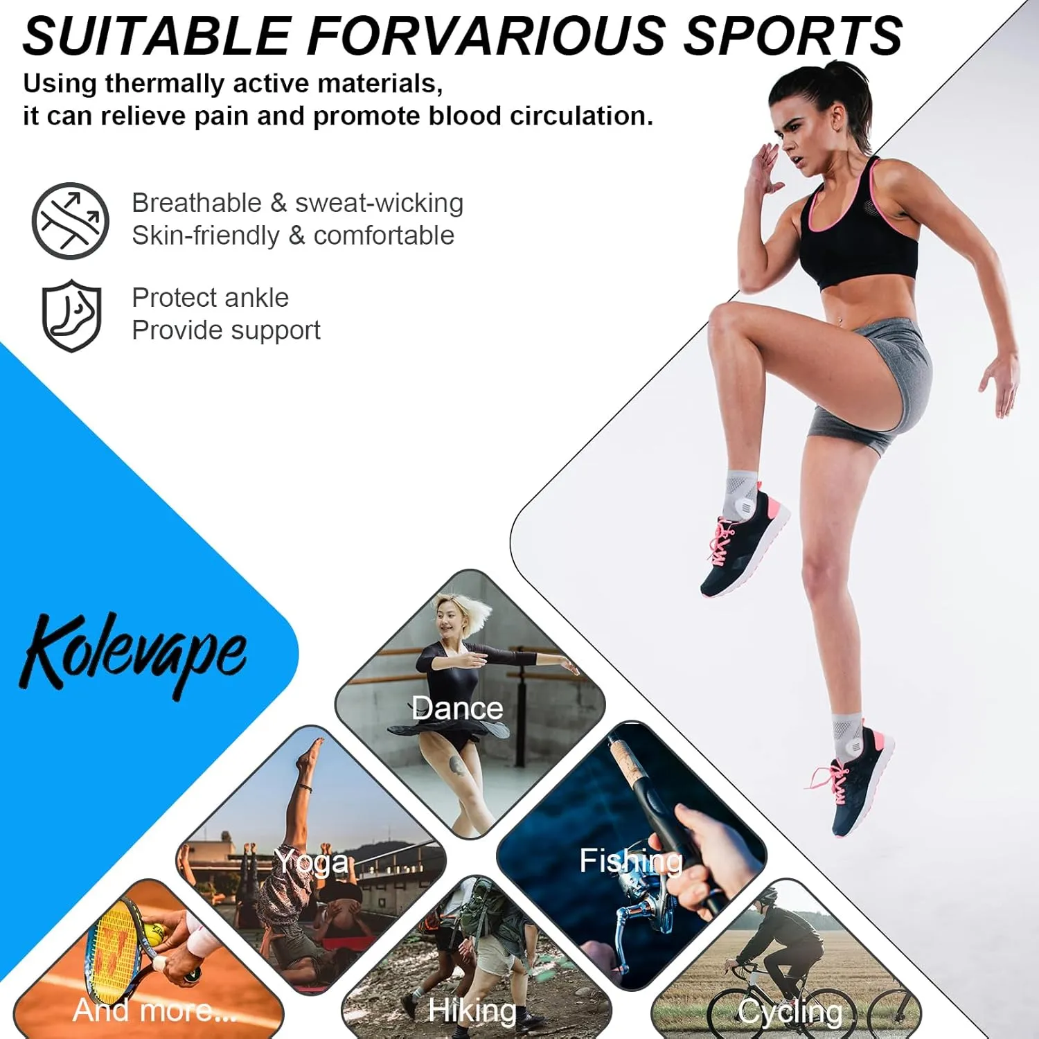3 Pairs Neuropathy Socks for Women & Men,Nano Comprex Ankle Sleeves Protection Elastic Socks,Soothe Socks for Neuropathy Pain,Anti Fatigue Compression Foot Sleeve Brace Socks