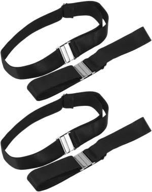 4PCS Plus Adjustable Belts for Women High Elasticity Straps Non Slip Fashionable Leg Bands for High Stockings Comfortable Fit Durable Design