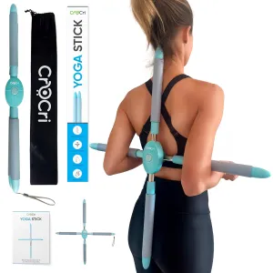 Back Stretcher and Cracker for Pain Relief  Neck Posture Corrector and Spine Alignment Stick  Yoga Stick for Lower Back and Shoulder Pain  Smart Posture Support for Men and Women