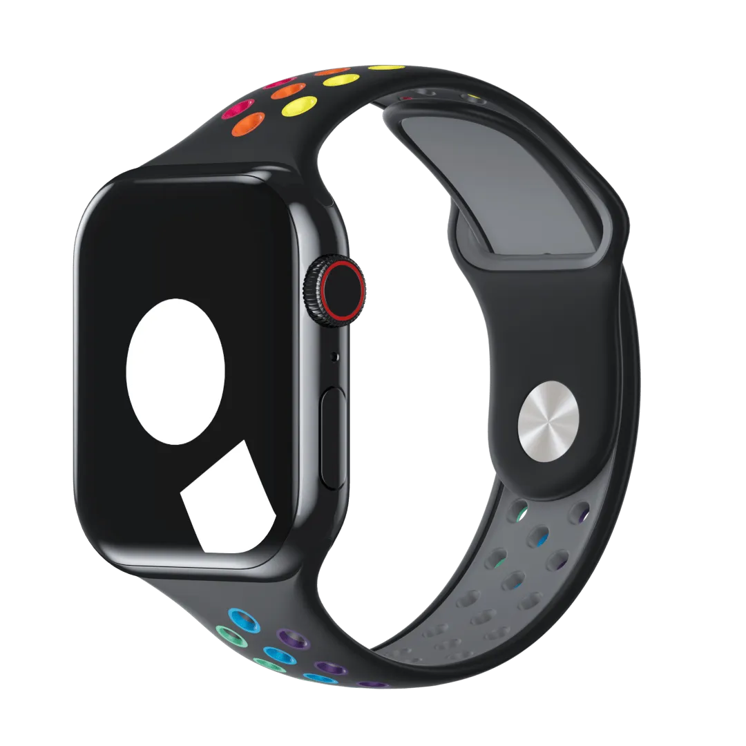 Black/Pride Edition Sport Band Active for Apple Watch