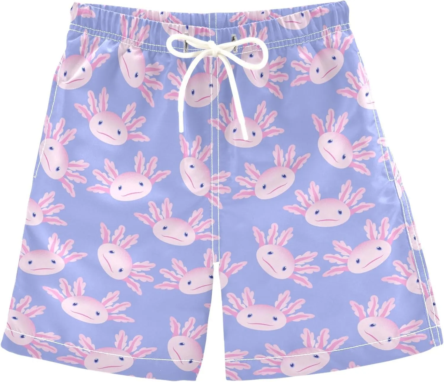 Boy Swim Trunks Quick Dry Swimsuit Bathing Suits Beach Board Shorts with Mesh Lining 8-16Years