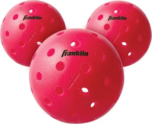 Franklin Sports X-40 Outdoor Pickleballs - Official Ball of USA Pickleball, APP Tour   Pickleball US Open - 3 Packs, 12 Packs, 36 Pickleball Buckets, 50, 100   400 Bulk Packs of Regulation Pickleballs