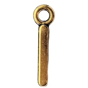 Gold Initial Charm - Letter I