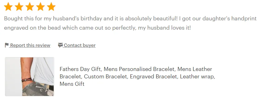 Happy Feet RBO, Mens Personalised Bracelet