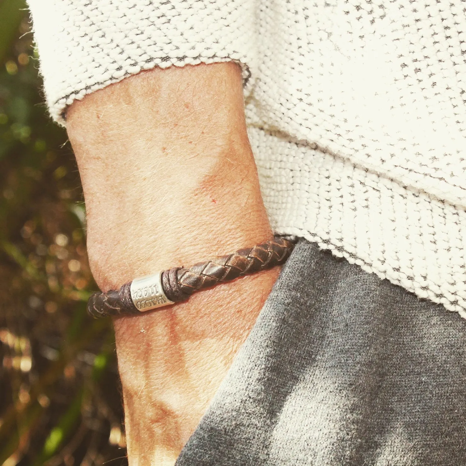 Happy Feet RBO, Mens Personalised Bracelet