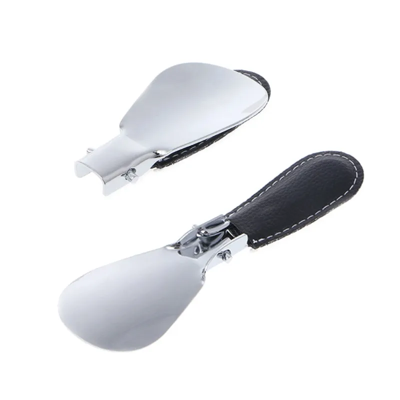 Men's Black Folding Shoehorn