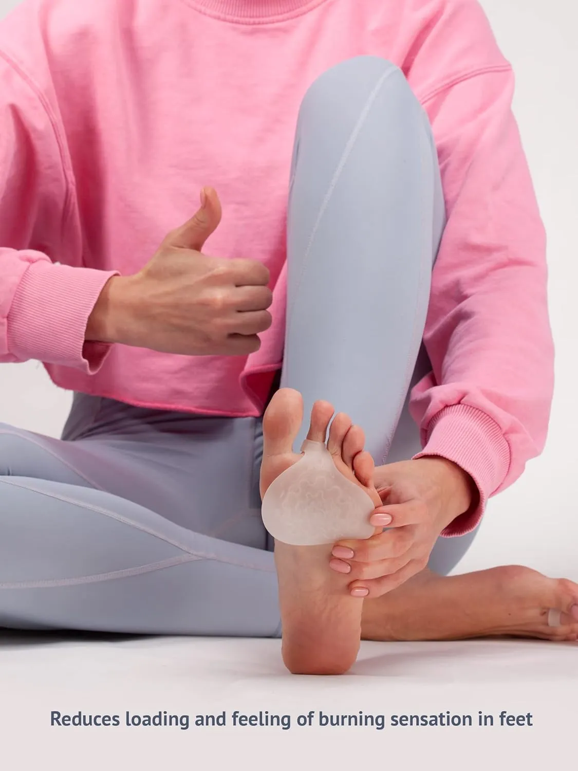Metatarsal Pads Ball of Foot Cushions - Metatarsal Pads for Women and Men - Soft Gel Foot Pads Metatarsal Foot Forefoot Cushioning Foot Pain Relief - 2 Pairs
