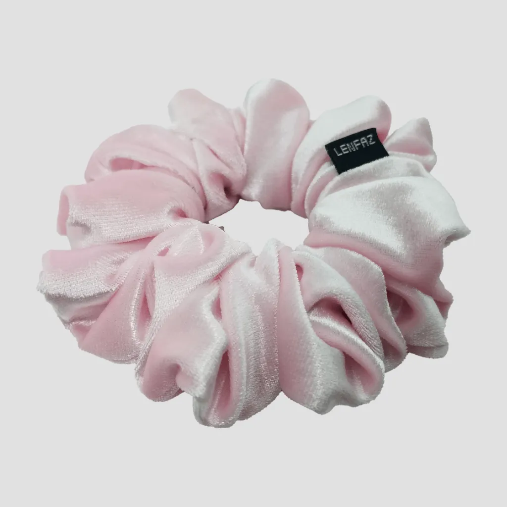 Petal Pink Velvet Scrunchie - Sage Green Mini Perfume Spray Bottle