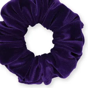 Plush Velvet Scrunchie Available in 3 Sizes Dark Purple