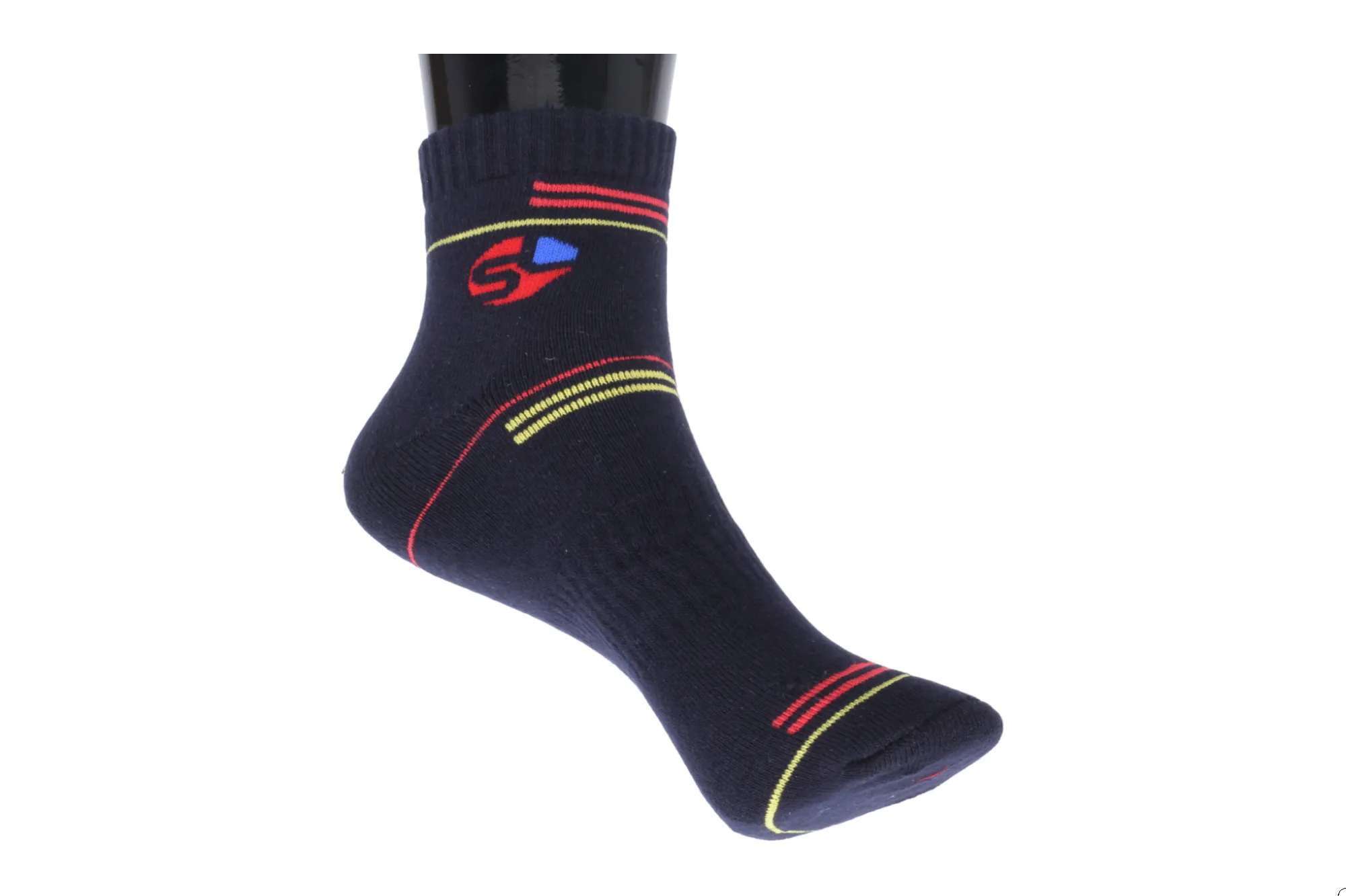 Premium sports ankle Washed socks  94007 (SET OF 1)