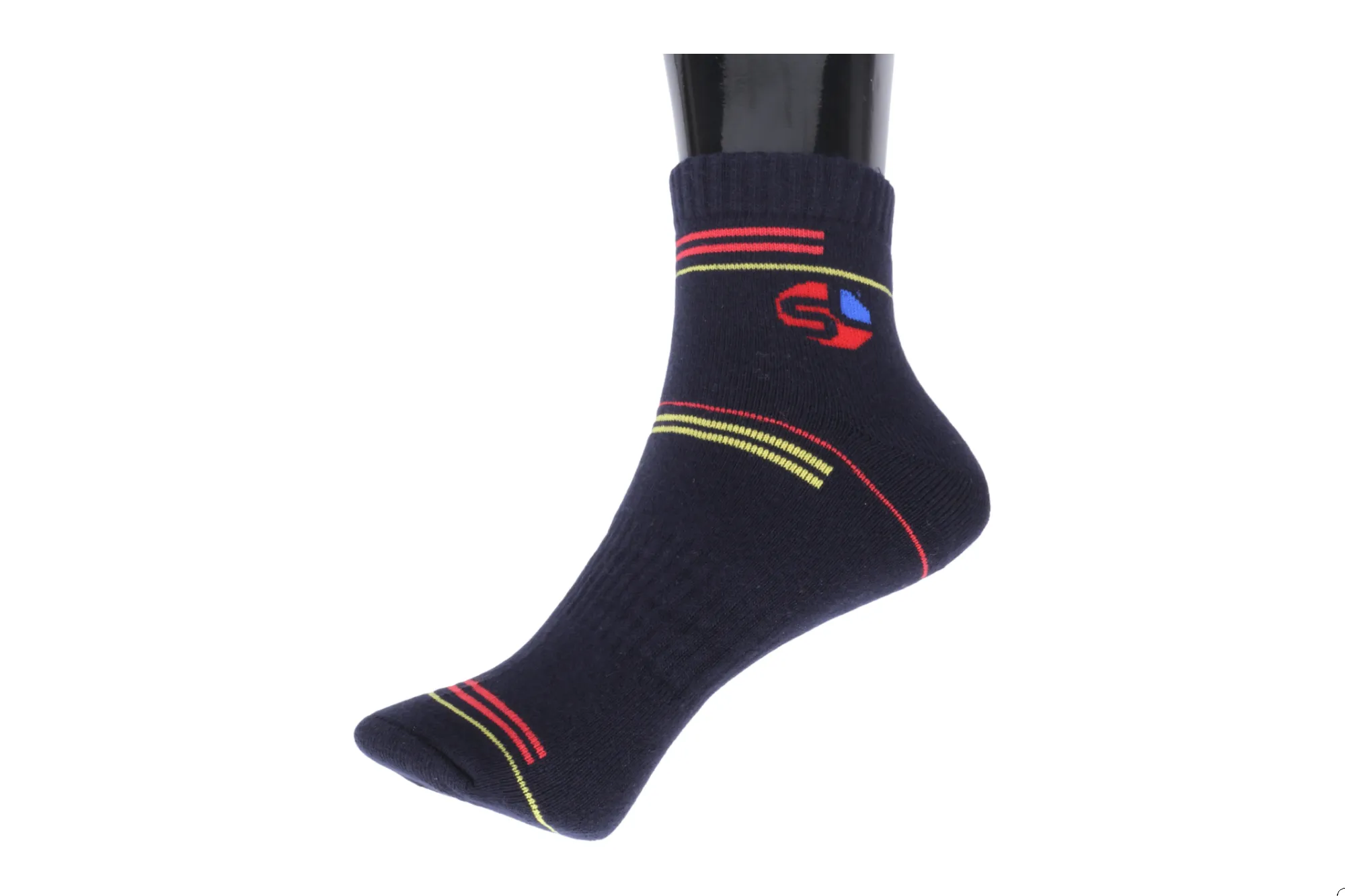 Premium sports ankle Washed socks  94007 (SET OF 1)