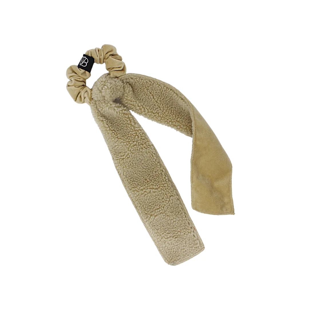 Sherpa & Velvet Scrunchie Hair Tie
