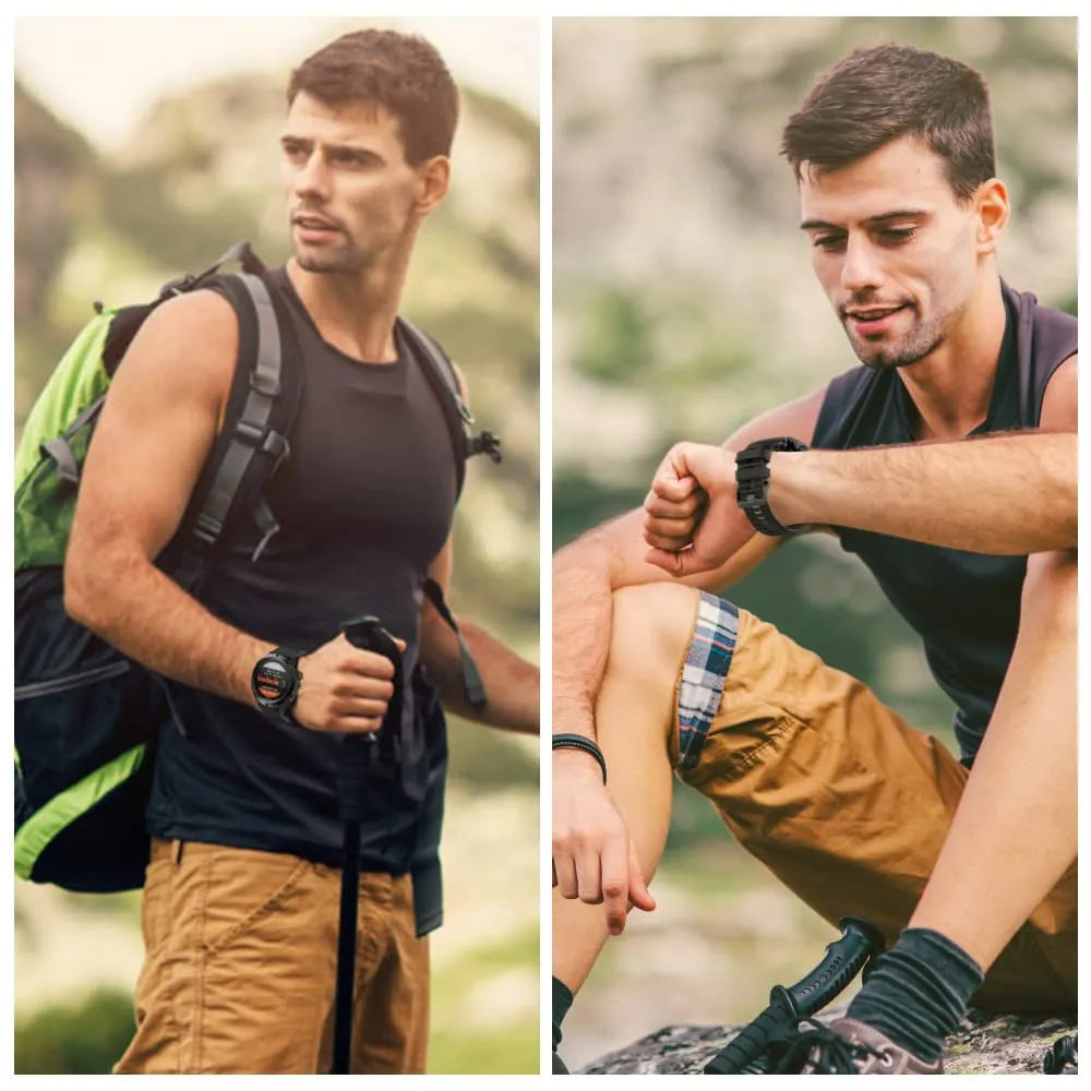 Silicone Bands For Garmin Fenix 7X | Fenix 6X | Fenix 5X | Fenix 5P | 5 Plus | Fenix 6X Pro | Fenix 3 - Black