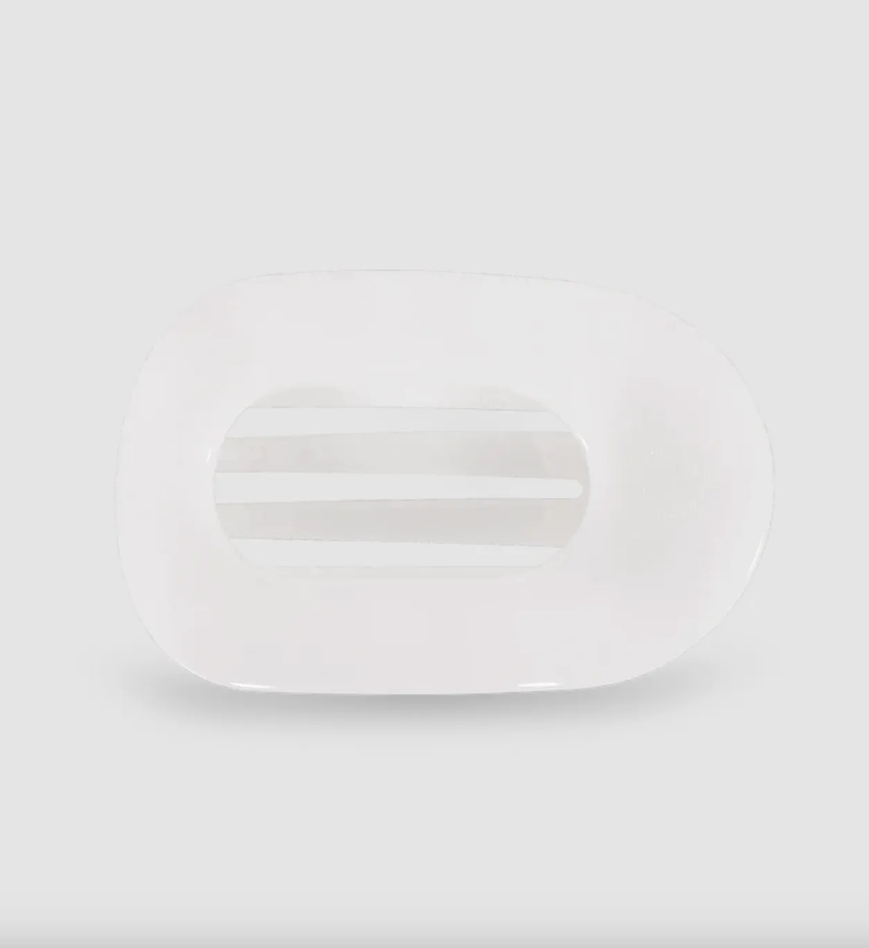 teleties large flat round clip - neutrals