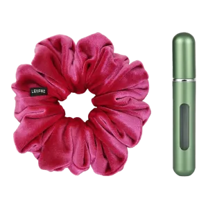 Very Berry Velvet Scrunchie - Sage Green Mini Perfume Spray Bottle