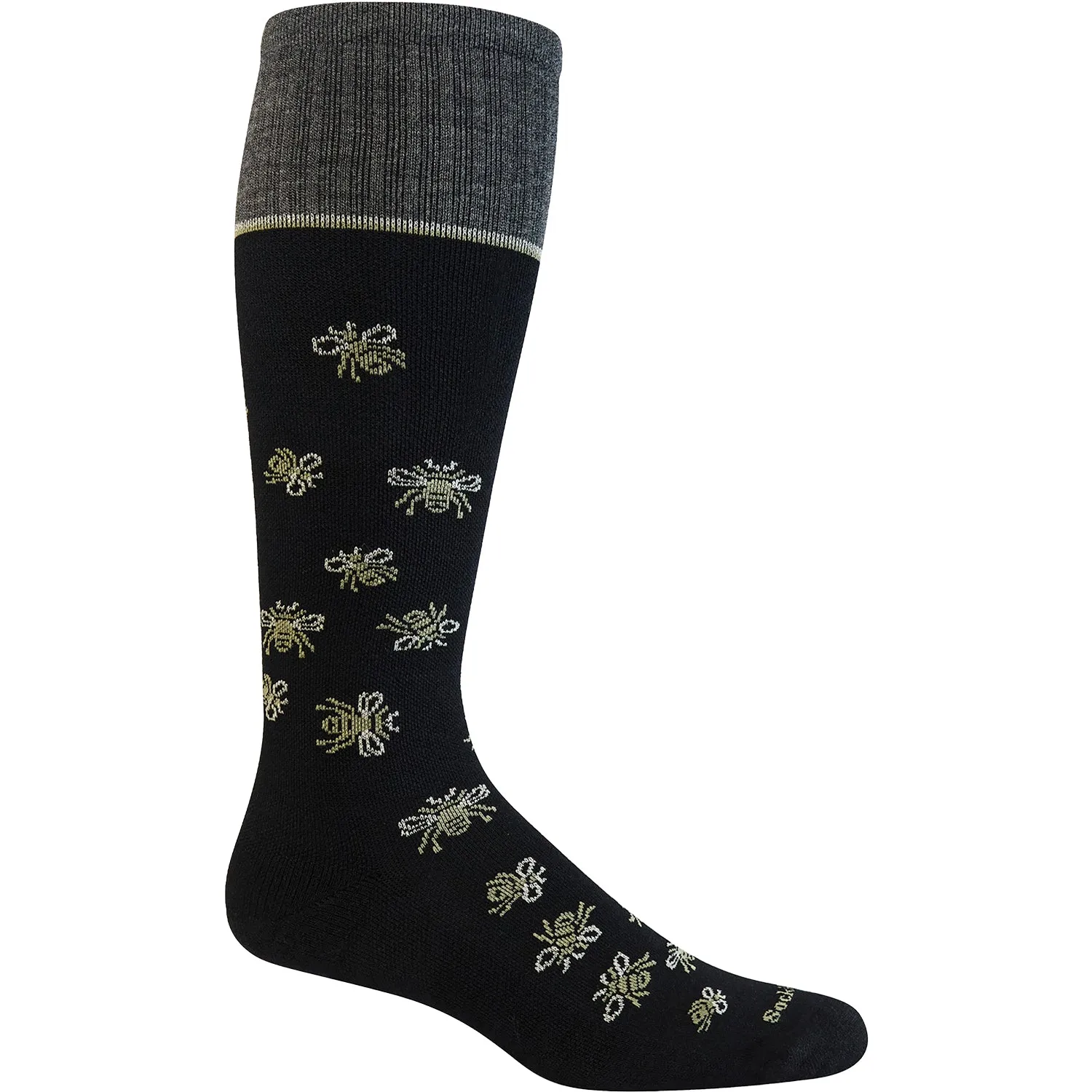 Women's Sockwell Busy Bee Knee High Socks 15-20 mmHg Black