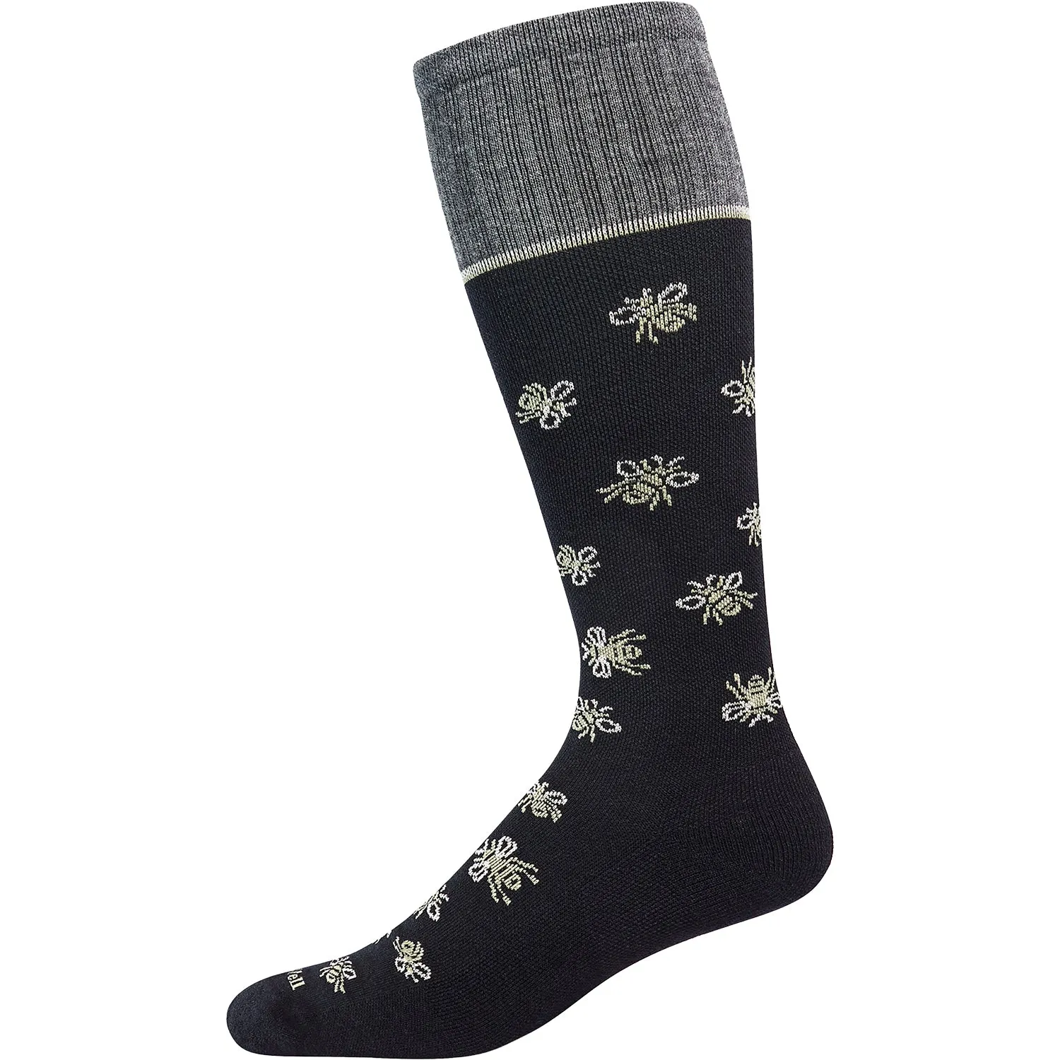 Women's Sockwell Busy Bee Knee High Socks 15-20 mmHg Black