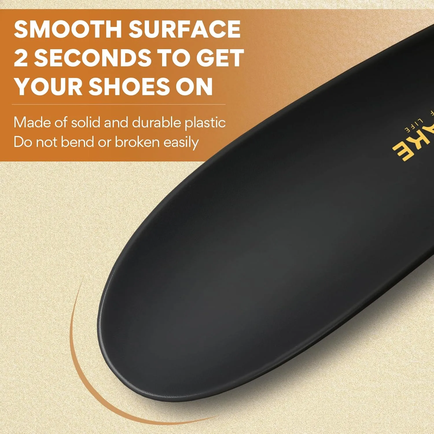 ZOMAKE Plastic Shoe Horn for Seniors Men Women Kids,Small Shoe Spoon Boot Horn Travel ShoeHorn Shoe Helper